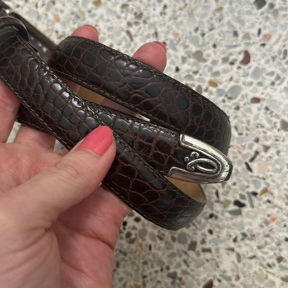 Brighton brown belt 30 with buckle - Picture 5 of 6